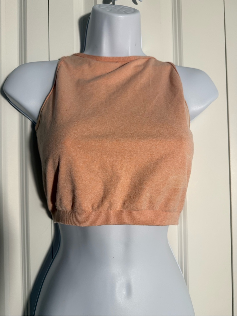 Free People Peach Crop Top